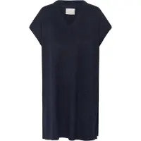 Kaffe Poncho KAannetta Loose fit marine