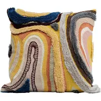 Kare design Dekokissen "Lava, Kissenhülle mit Füllung, 45x45 cm" stützt Kopf und Nacken angenehm und sorgt für erholsamen Schlaf