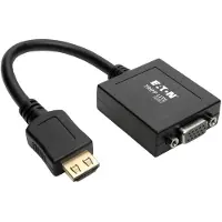 Eaton HDMI to VGA with Audio Converter Cable Adapter for Ultrabook/Laptop/Desktop PC M/F 6