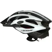 Dunlop - MTB Fahrradhelm r. L (Weiß und Schwarz)