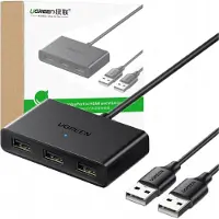 UGREEN Switch Box Adapter 2X Usb zu 3Xusb Kabel 1.5M