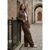 Circle of trust Damen Jacken Faith Jacket - Bruin - Größe L