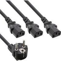 InLine Netz-Y-Kabel