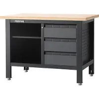 Feistos Werkstatteinrichtung Titos 2 Werkbank mit Schubladen 120 cm