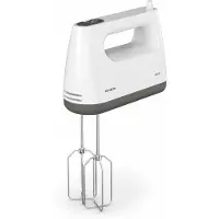 Aiwa Tesaberu, Handmixer, Grau, Weiß, Whisking, Kneten, Schlagen, 1,5 m, Tasten, Leiter, Kunststoff