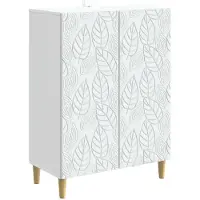 vidaXL Sideboard Weiß 66 x 34,5 x 90 cm Holzwerkstoff