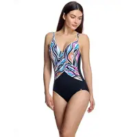 ORY Damen Badeanzug mit gekreuztem Halsausschnitt W260270