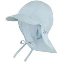 Sterntaler Schirmmütze mit Nackenschutz einfarbig in bleu | Gr.: 49 cm