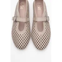Forever & Always Arian Leder Ballerina Damen