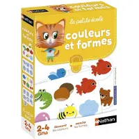 Nathan Couleurs et formes, 3 Jahr(e), Karton, Mehrfarbig