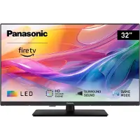 Panasonic TV-32S50AEZC, 81,3 cm (32"), 1366 x 768 Pixel, LED, Smart-TV, WLAN, Schwarz