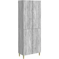 Syfax Schrankset 2 pcs Grau Sonoma Holzwerkstoff