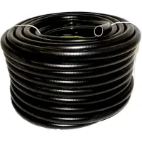 Markenlos Flexibler 1/2' Gartenschlauch - 20M verstärkt aus PVC, knickfest und UV-beständig für die Bewässerung von Garten, Rasen und Pflanzen in Schwarz