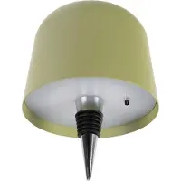 Leitmotiv - Tischleuchte Cone Hat Led - Tee grün - Ø10cm Tischlampe - Nachttischlampe, Wohnzimmer, Schlafzimmer
