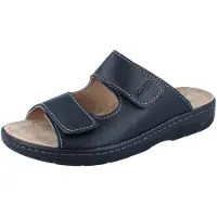 Longo Pantolette - Schwarz Leder : Normal : 46 Größe: 46 Weite: Normal