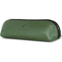 VON HEESEN Geldbörse Echtleder Federmäppchen Leder Federmappe Etui für Stifte Mäppchen Schule Federtasche Uni Schlampermäppchen Perfekte Geschenkidee