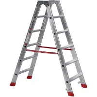 Euroline Premium 30577 Stufenstehleiter 2x6 Stufen