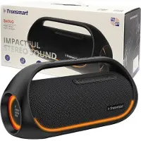 Tronsmart Bang Wasserdichter Kabelloser Bluetooth-Lautsprecher 60W Mit Powerbank-Funktion Schwarz (723928)