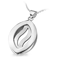 Orphelia Damen-Kette aus 925er Sterlingsilber mit Anhänger – Silber ZH-4706