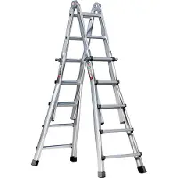 Euroline Premium 31601 Vario-Klappleiter 4x5 Sprossen