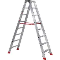 Euroline Premium 30577 Stufenstehleiter 2x8 Stufen
