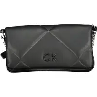 Calvin Klein Schwarze Baumwoll-Handtasche