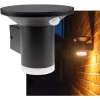 Chilitec LED Solar Wandleuchte SWL-AS500 IP44 warmweiß 3000K PIR Sensor