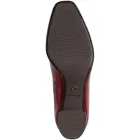 Tamaris Damen Pumps klassisch mit Blockabsatz matt und 1-22407-47, Größe:41 EU, Farbe:Rot