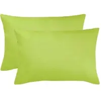 BETTWARENSHOP Single Jersey Kissenbezug Ulm 2er Pack 40x60 cm | apfel - grün