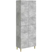 Syfax Schrankset 2 pcs Betongrau Holzwerkstoff