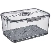 Melitt Brotbox, Luftdichte Brotboxen für Die KüChentheke, Zeiterfassung, BrotaufbewahrungsbehäLter mit Deckel, Brothalter
