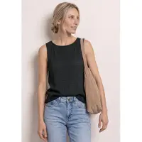 Street One Mesh-Top 2-in-1-Sommertop in Unifarben