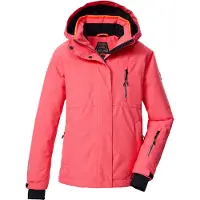 Killtec Skijacke "KSW 205 GRLS SKI JCKT" Wasserdichte, atmungsaktive Ski-Jacke mit verstellbarer Kapuze