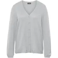 Goldner Strickjacke "Weiche Kaschmirstrickjacke mit V-Ausschnitt" Ohne