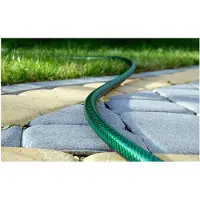 Markenlos Gartenschlauch 3 Lagiger Wasserschlauch Aus Polyesterkreuzgewebe Für Garten Flexibler Bewässerungsschlauch UV Beständig Anti Algen 2 Bar 1/2 Zoll 10 Meter Economic