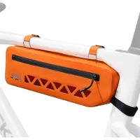 RockBros Road to Sky Fahrrad Rahmentasche Wasserdicht, Rahmentasche Fahrrad 1,7L, Dreiecktasche für MTB Rennräder Orange
