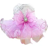 OEM Luxe Puppy Bruiloft Prinses Rok voor Kleine Honden und Katzen
