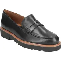 Paul green Slipper & Mokassin 2694-012, Glattleder, Schwarz, Damen