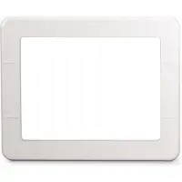 Praher Skimmer-Blende de Luxe, ABS, weiß, 15 cm breit, für Skimmer Ocean