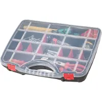Parat 5853000391, Werkzeugkasten, Polypropylen, Schwarz, Rot, Transparent, 460 mm, 80 mm, 355 mm