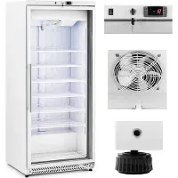 Royal Catering Gefrierschrank mit 7 Fächern, frostfrei verglast, 580 l 492 W - weiß