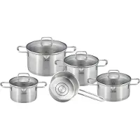 Elo LAFER Kochtopfset 5-teilig aus Edelstahl mit Bratentopf und Stielkasserolle