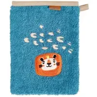 Playshoes Bademantel "Frottee-Waschhandschuhe Dschungel" in Blau | Gr.: onesize
