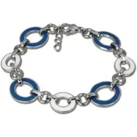 Amello Armband Edelstahl ca. 18cm + 2cm Verlängerung Oval | Gr.: onesize