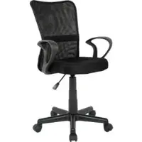 Böttcher-AG Bürostuhl H-298F-2/2122, schwarz, Stoff/Netz, belastbar bis 100 kg