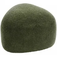 DELUKE Sitzhocker SUMIR Stoff DunkelGrünfarbig 52x48x32cm Hocker Schlafzimmer Polsterhocker Wohnzimmer Sitzbank Esszimmer