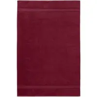 BETTWARENSHOP Handtuch Serie Essential Badetuch 100x150 cm | bordeaux - rot
