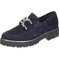 Semler Elena SAMT-CHEVRO midnight Slipper Blau in Gr. 40