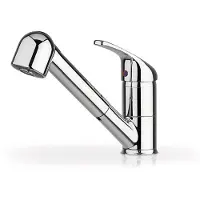 Pyramis NIEDERDRUCK Armatur FESTIVO essential mit umstellbarer Auszugsbrause / Einhebelmischer / Mischbatterie