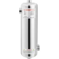StarTech.com Schwimmbad Wärmetauscher - MF-200 - 60 kW Leistung - SS304 Edelstahl - Für Pools bis 250 m³, Whirlpool & Hot Tub Heizung - Silber